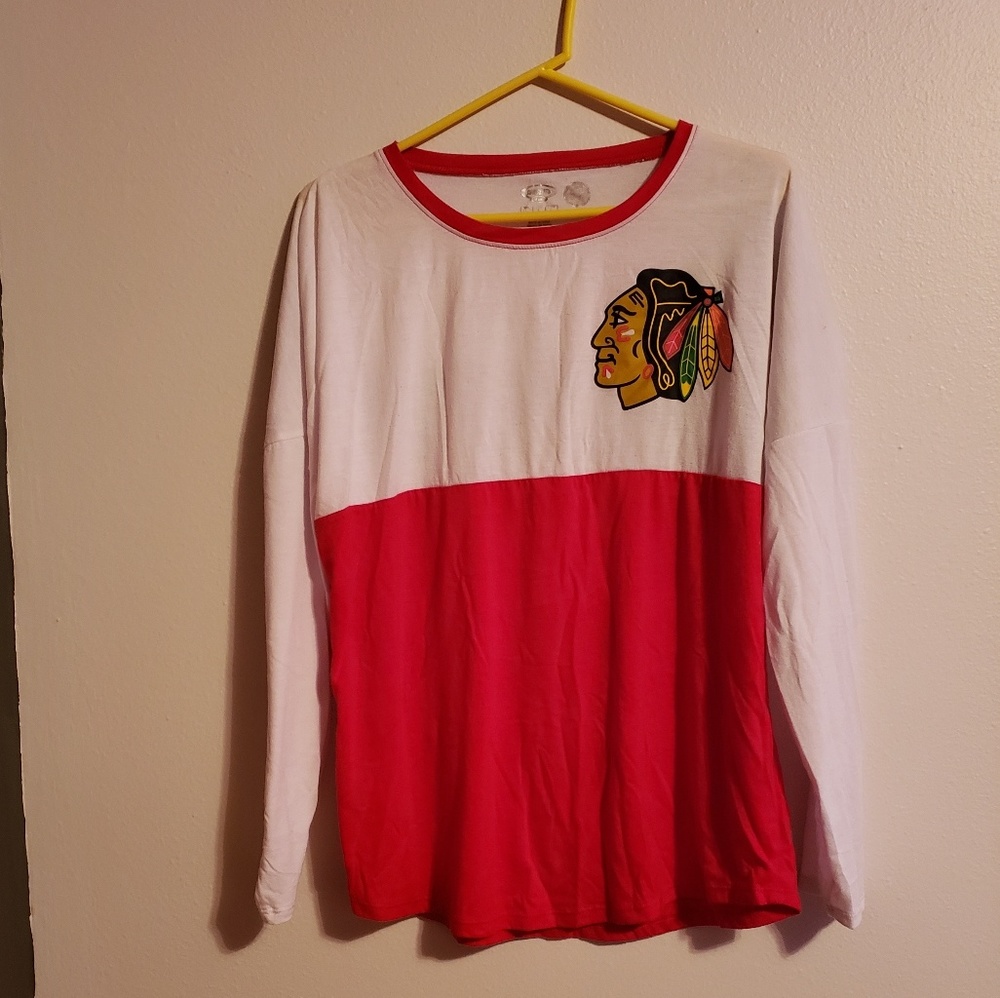 Blackhawks long sleeve top